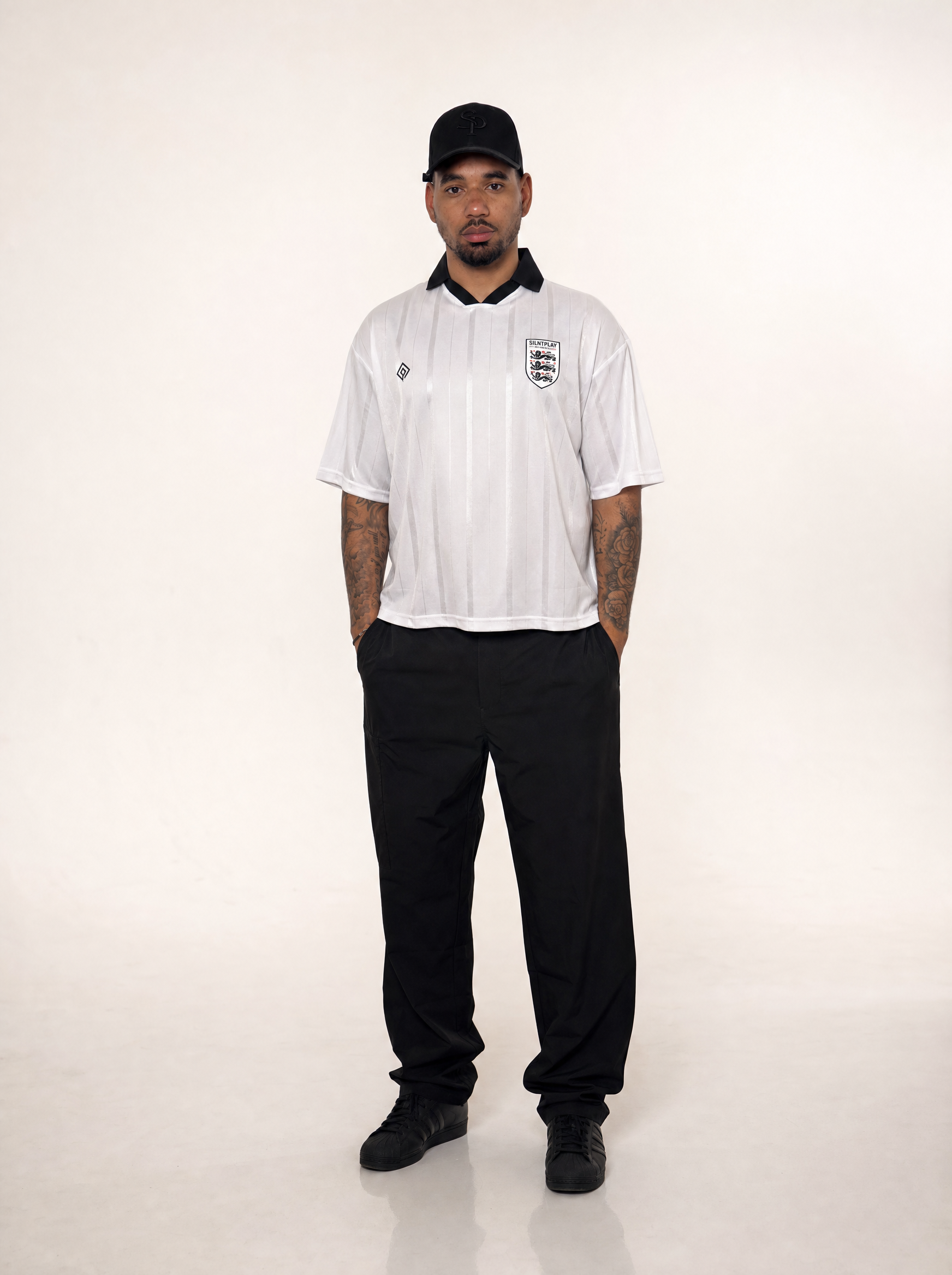 SILNTPLAY England Shirt, White Home, front