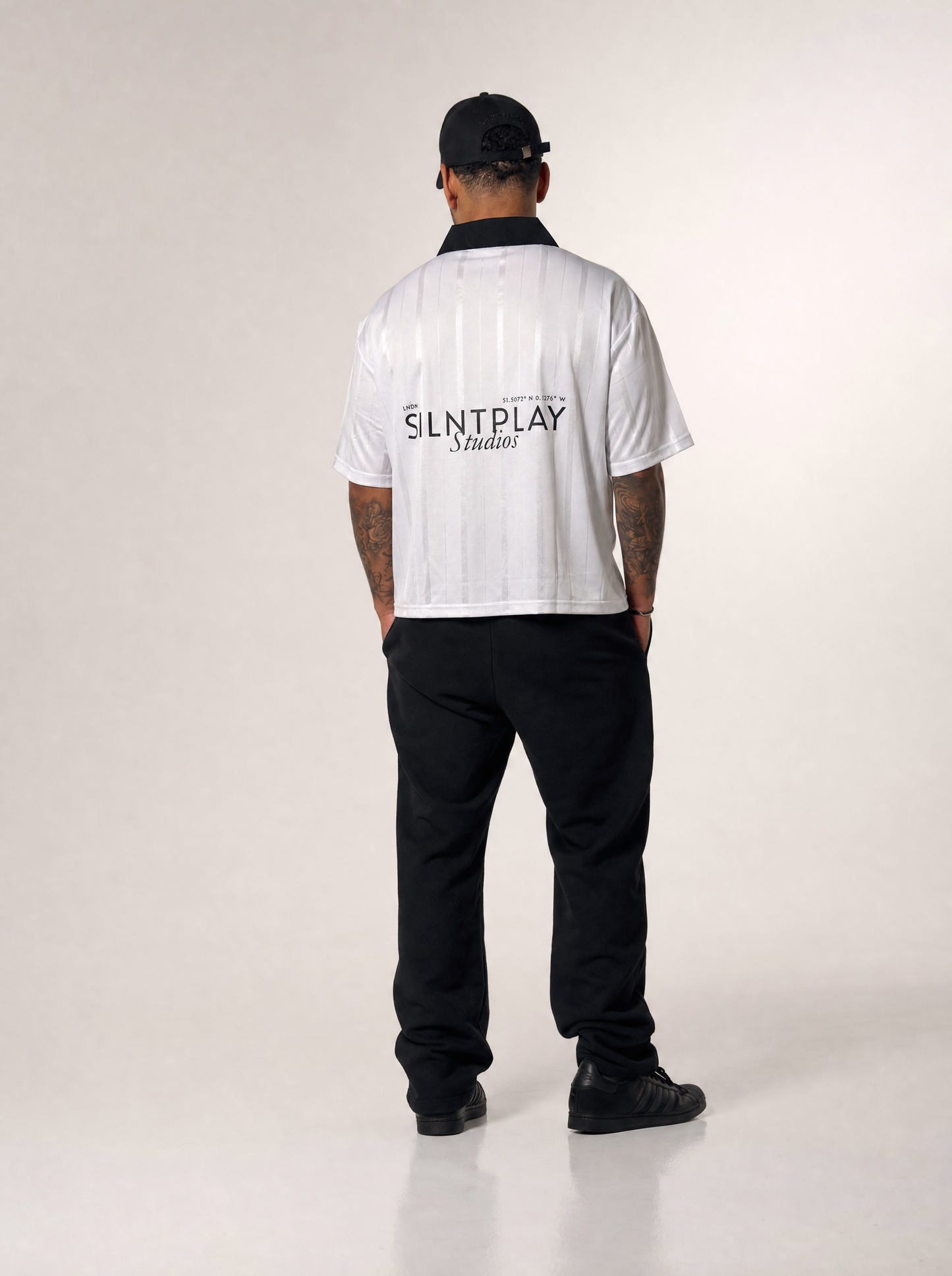 SILNTPLAY England Shirt, White Home, back